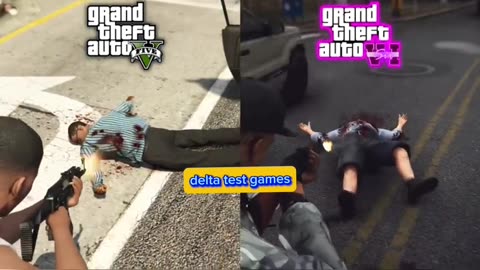 La différence de graphisme entre GTA V et GTA VI