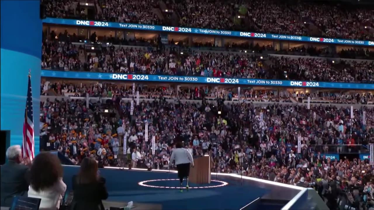 Illinois Senator Tammy Duckworth Speaks at DNC (Day 2)