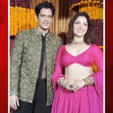 దివాళి పార్టీలో మెరిసిన తమన్నా-విజయ్ #tamannaah #vijayvarma #viralvideo #couple | FBTV NEWS