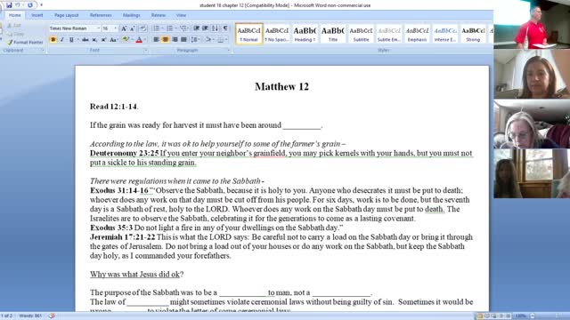 Matthew Bible Study 21