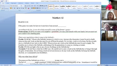 Matthew Bible Study 21