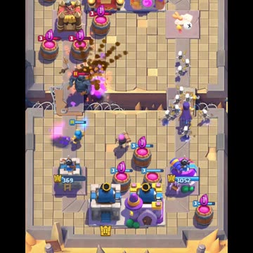 Desafio barriles de diversion #clashroyale