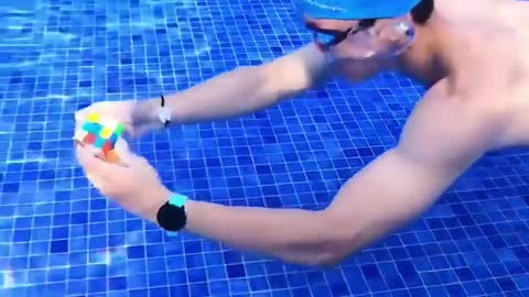 Diving rubik's cube