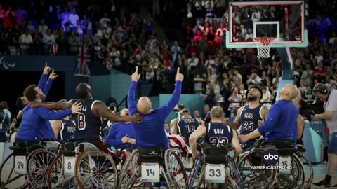 America strong: Closing ceremony at Paralympic Games in Paris