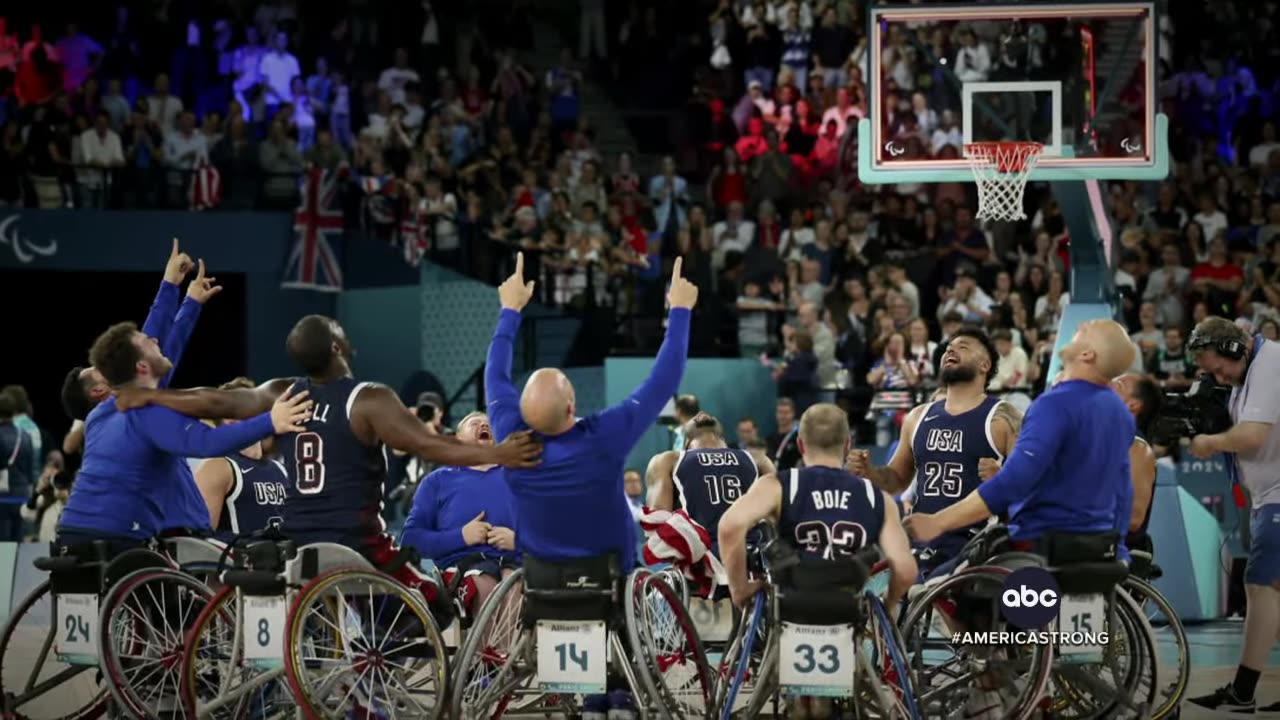 America strong: Closing ceremony at Paralympic Games in Paris