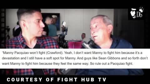 Crowford vs pacquiao totoo ba o hindi