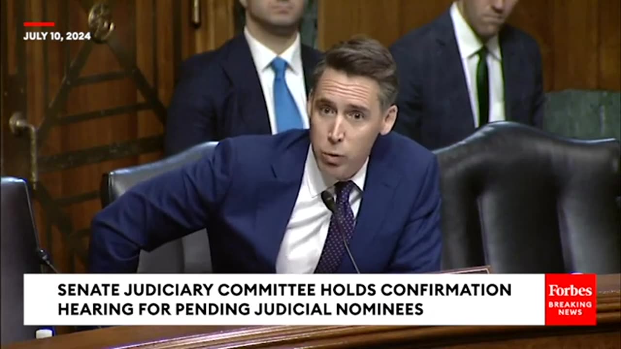 Senator Hawley Shreds Leftist Biden Nominee In Savage Takedown