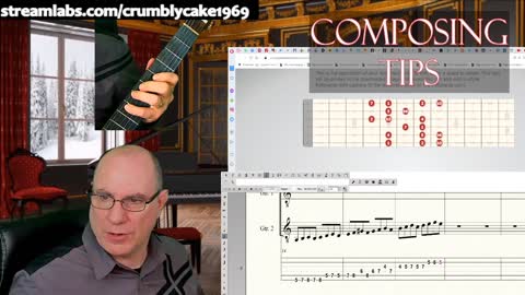 Composing for Classical Guitar Daily Tips: Harmonic Minor in A Pattern 3