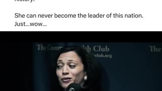 Ad about Kamala Harris and her failed history!