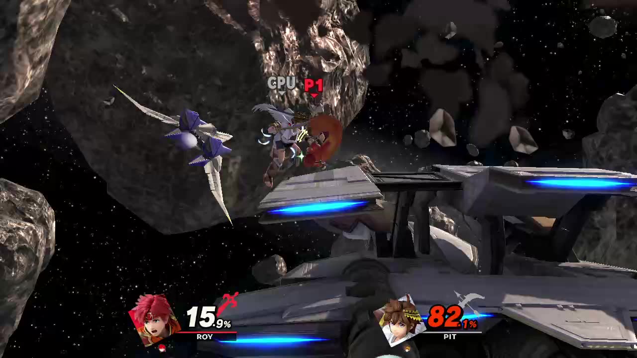 Roy Vs Pit on Lylat Cruise (Super Smash Bros Ultimate)