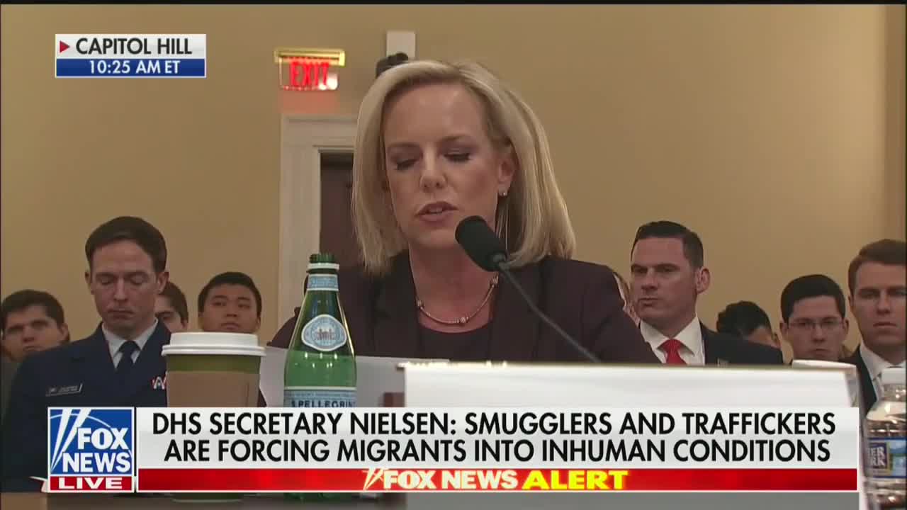 Kirstjen Nielsen reveals that smugglers are "recycling" children