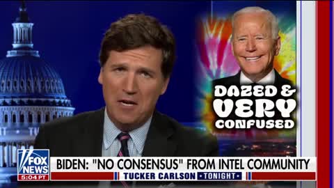 Tucker asking questions. Joe answers in his usual manner