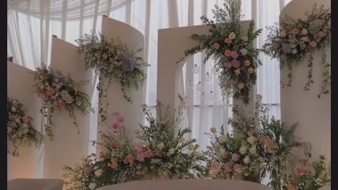 White Wedding Stage