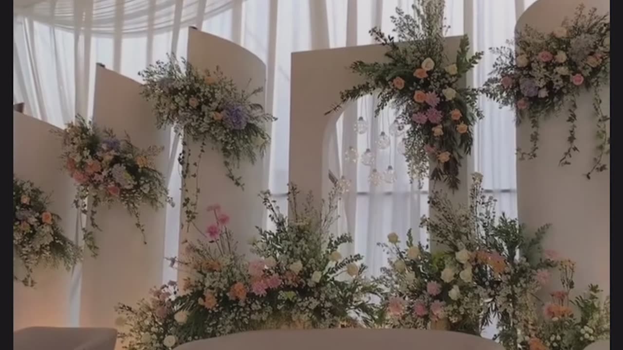 White Wedding Stage