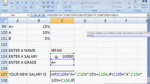 Ms. Excel Learning Tutorial - VIII (Hindi and URDU)