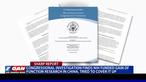 Investigation Finds NIH Funded Gain Of Function Research In China