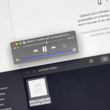 🚨 The WH Caught using an AI VOICE CLONE tool to Fake Biden's voice!