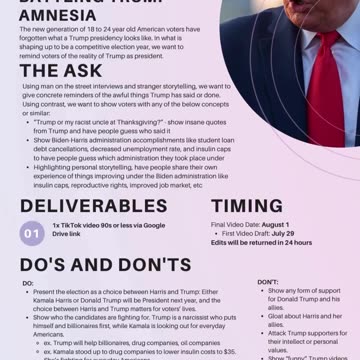 PAYING influencers for "anti-Trump" content??