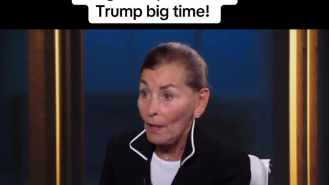 Judge Judy Defends Trump Big Time