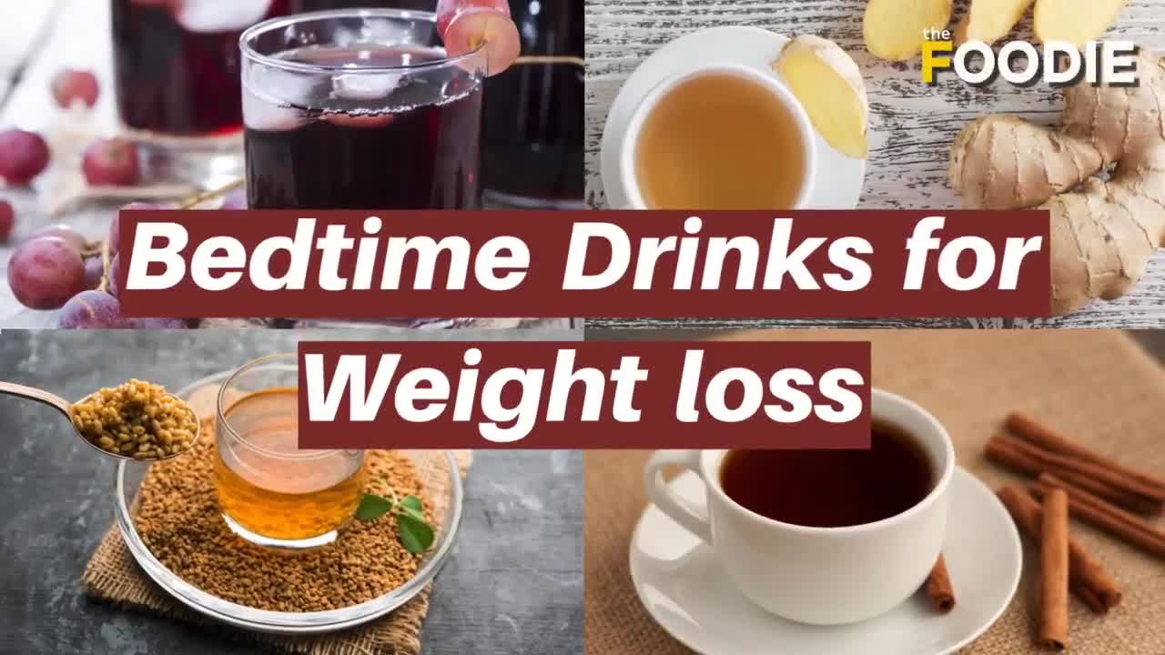 Bedtime Drinks for Weight Loss | Powerful Bedtime Drinks to loss weight fast |