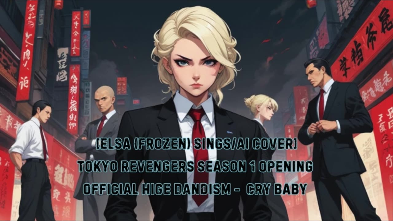 [Elsa (Frozen) sings/AI Cover] Tokyo Revengers Season 1 Opening 1 Official HiGE DANdism - Cry Baby