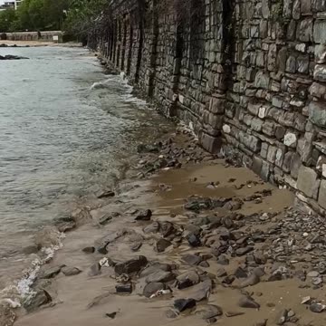 There was a beach yesterday