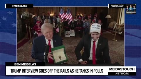 Trump interview goes off the rails as he tanks in polls