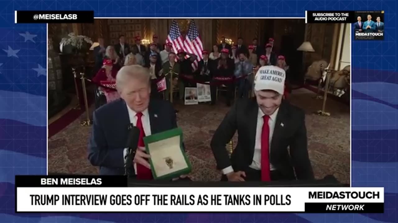 Trump interview goes off the rails as he tanks in polls