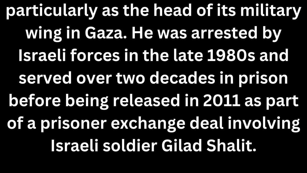 Yahya Sinwar's SHOCKING Fate Revealed by Israel