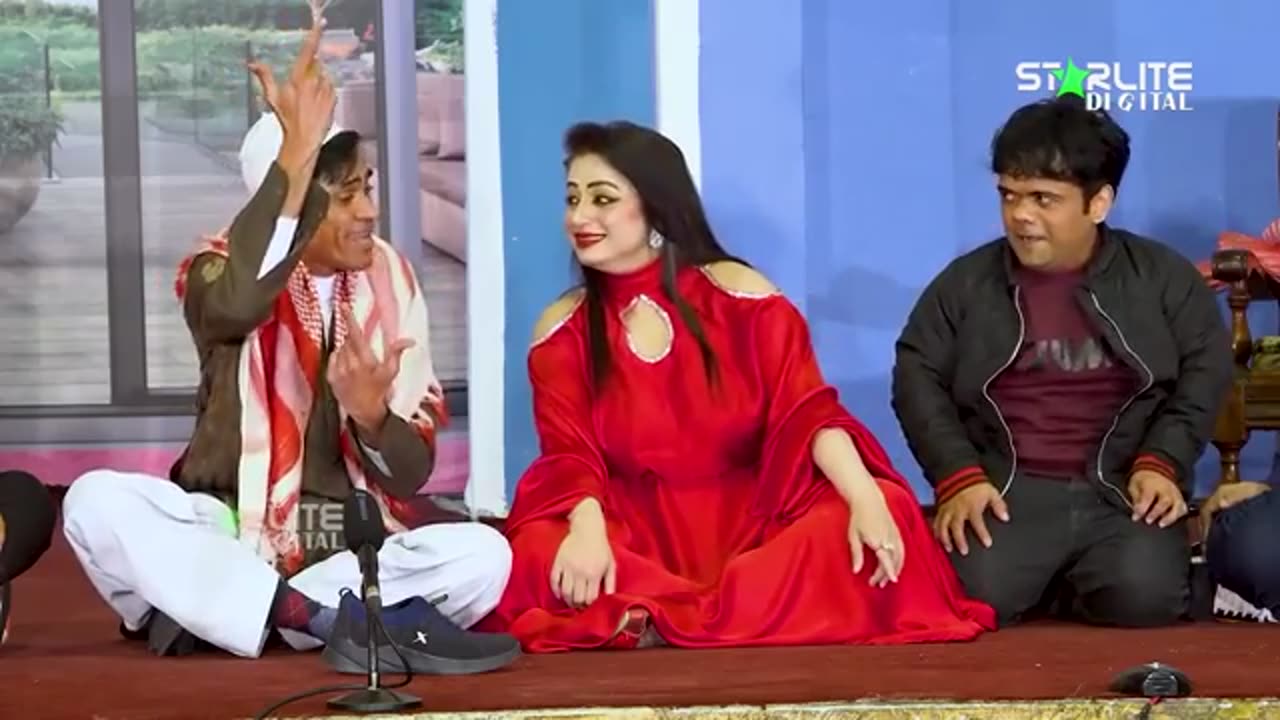 Gandi Aulaad Latest Full Stage Drama 2023 Goshi 2 and Nida Khan With Vicky Kodu(360P)