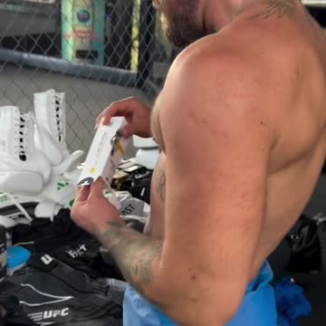 Training with Conor McGregor
