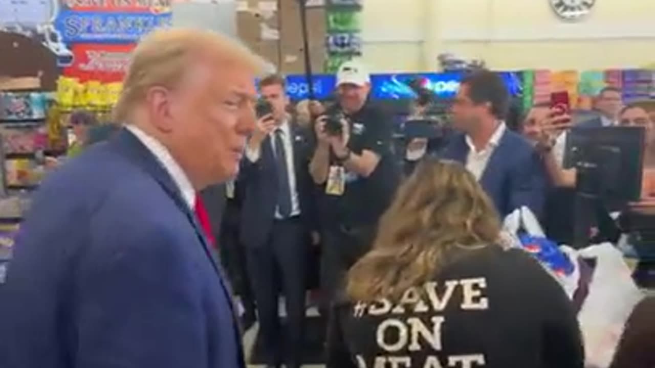 AMAZING: Trump Surprises Mother Of 3 With Epic Gift At Grocery Store