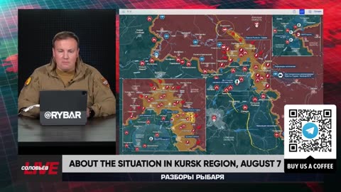 ►🇷🇺🇺🇦🚨❗️⚡️ Rybar situation in Kursk region August 7 2024