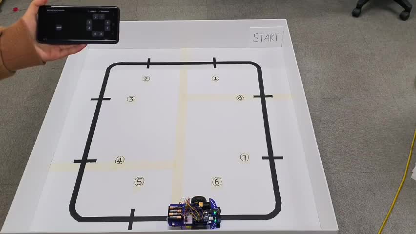 Implementation of an unmanned shuttle bus based on line tracer