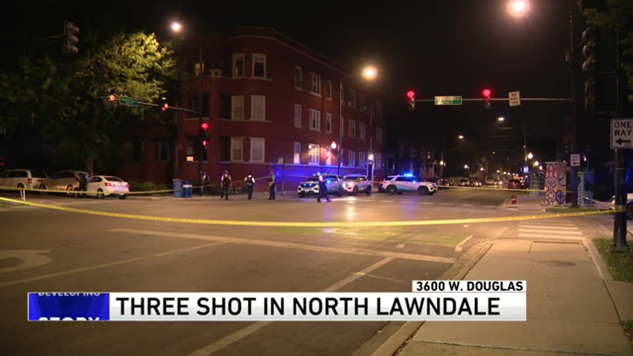 3 shot in Chicago's North Lawndale neighborhood