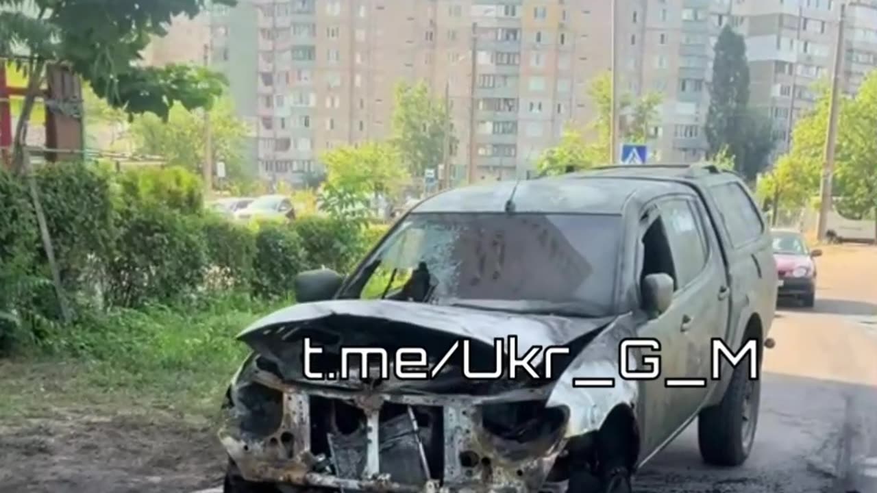 Partisans Burned Another TCC Vehicle in Kiev