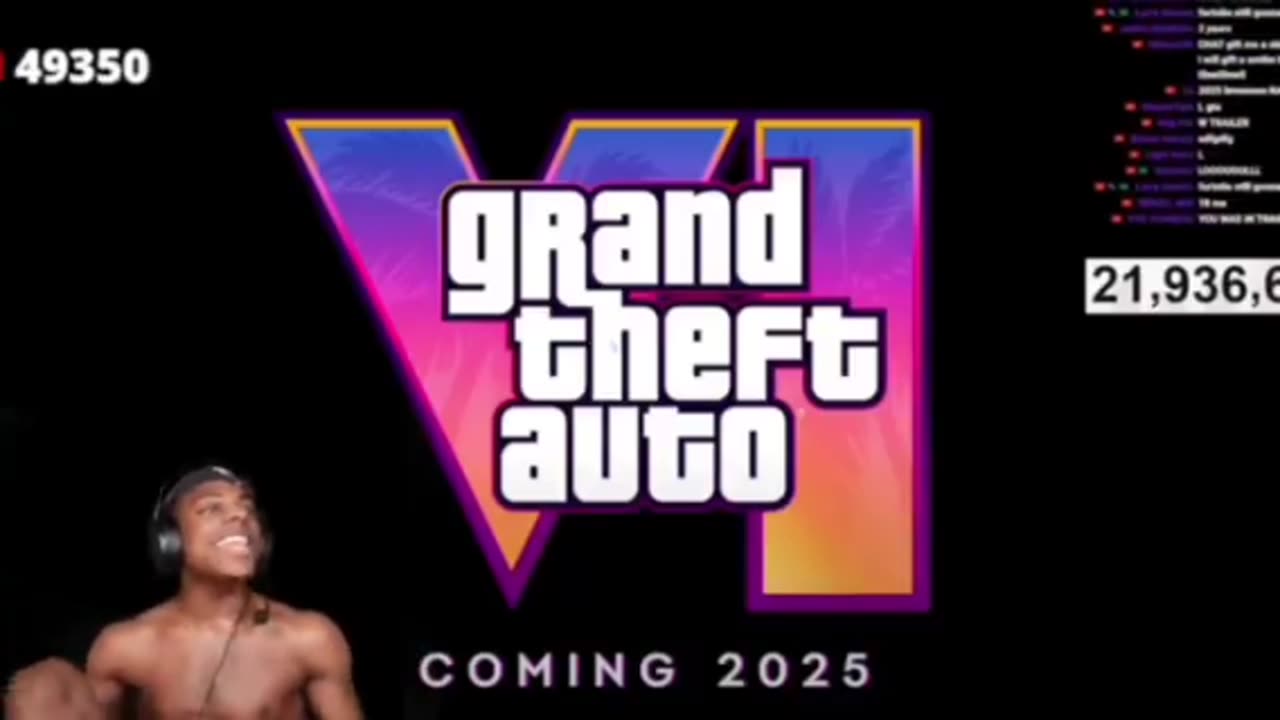 IShowSpeed REACTS to GTA 6 Releasing in 2025