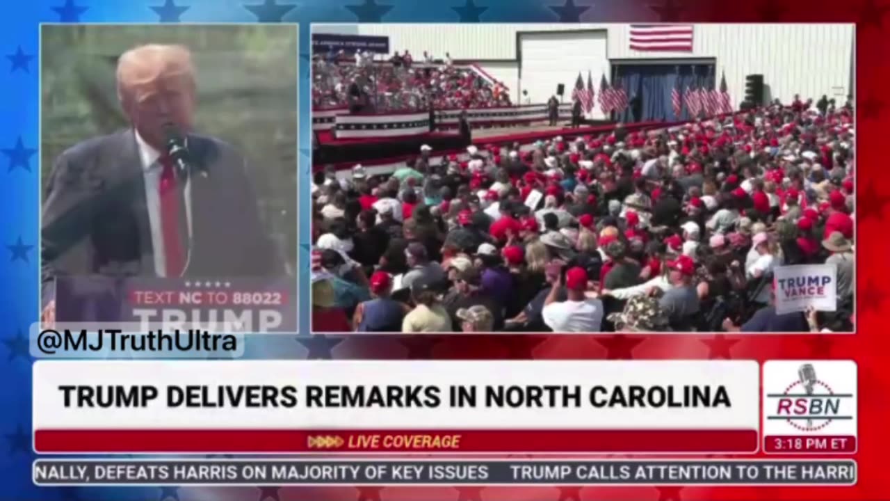 Trump - I wish we didn’t have this “Break” 45-47