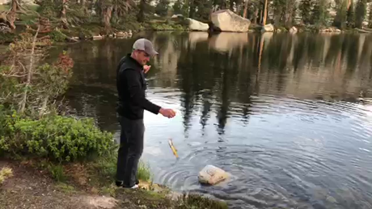 Small Bass on Pen Rod Goliath by penfishingrods.com