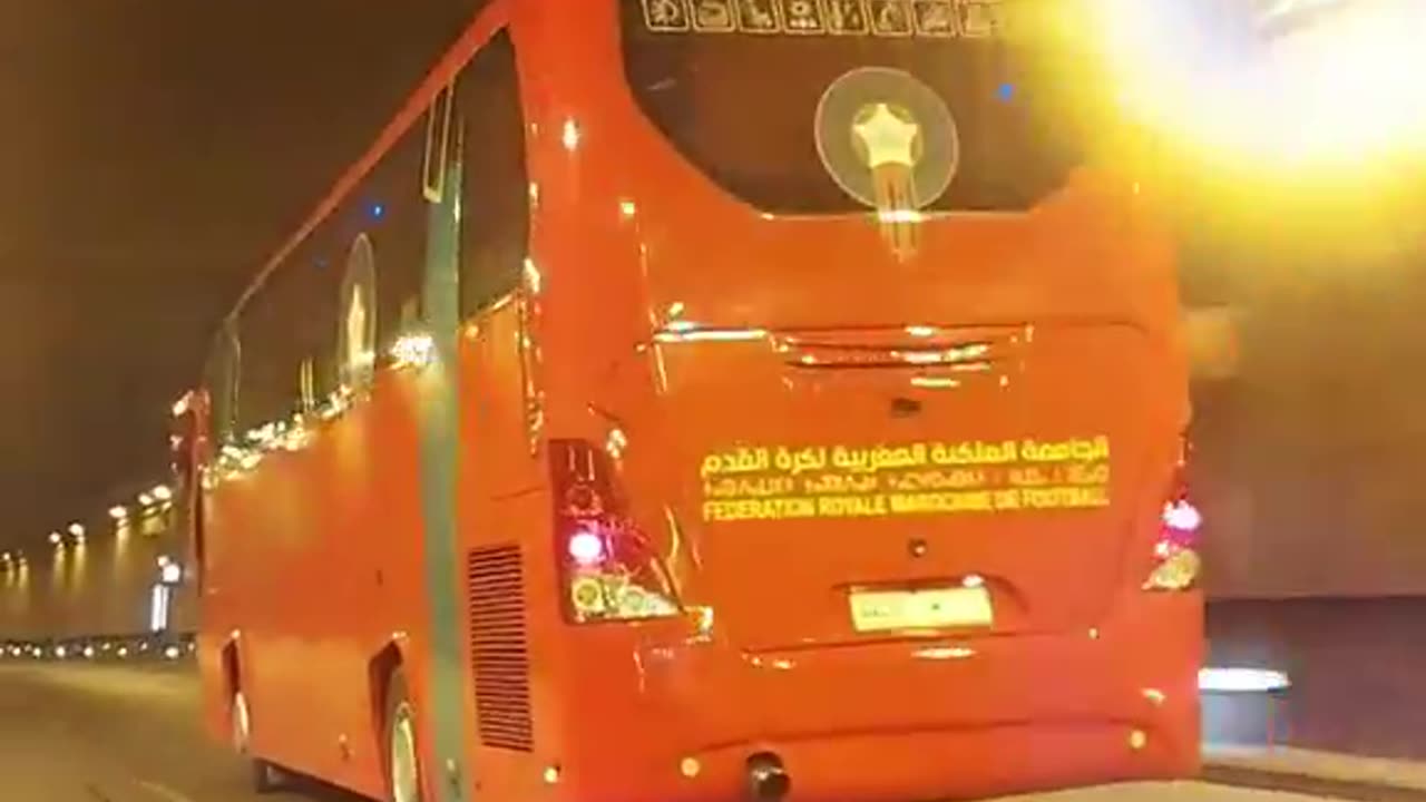 Achraf Hakimi Driving Morocco’s Olympic Team Bus