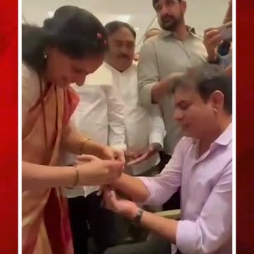 కేటీఆర్ కు రాఖీ కట్టిన కవిత #mlckavithalive #ktr #rakhispecial #celebration #viral | FBTV NEWS