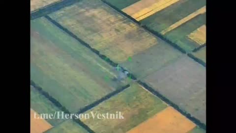 Russian Artillery Destroys Ukrainian Ammunition Depot Hidden In A Field Along A Thick Treeline