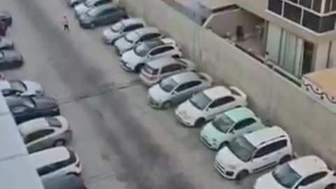 Israelis are celebrating from their balconies in Ashdod after the IDF eliminated