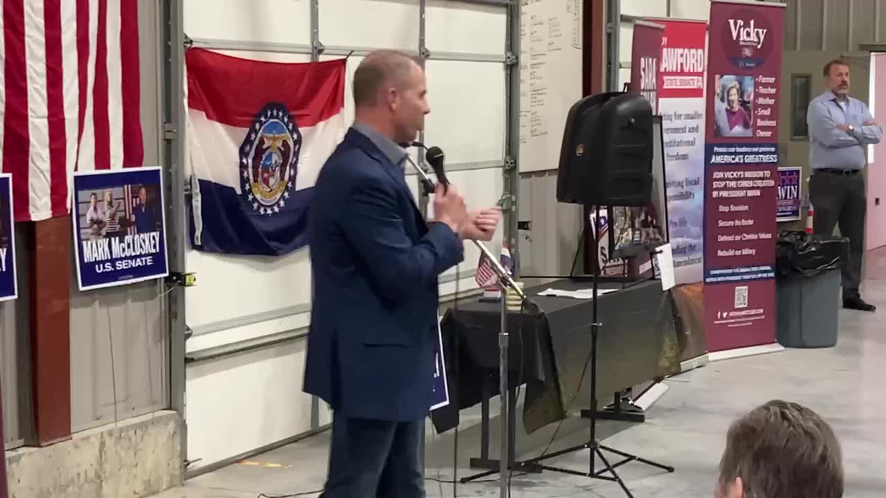 Conservative Champion Senator Rick Brattin for Congress Speech