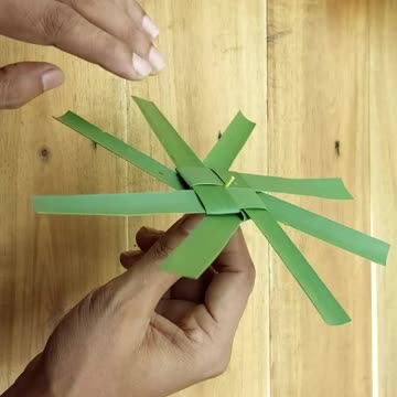 Coconut leaf crafts idea || Very unique craft craft with real leaves #craft #shorts #reels