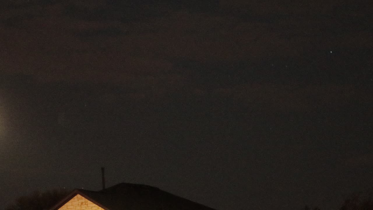 Night Time Lights In The Sky