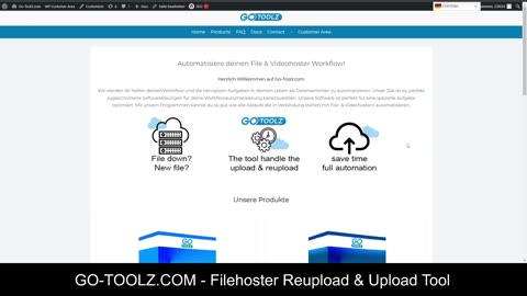 Go-Toolz.com - Go-Reupper & Go-Uploader herunterladen und installieren