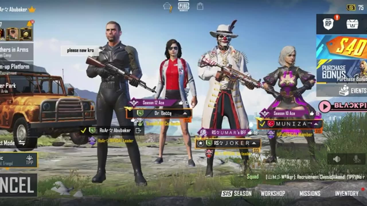 Joining Random Squad of Naughty Rich Crazy Girls👩🏻‍🦳Like A Bot🤣 M24 Vs Dp28 in close😱can i win