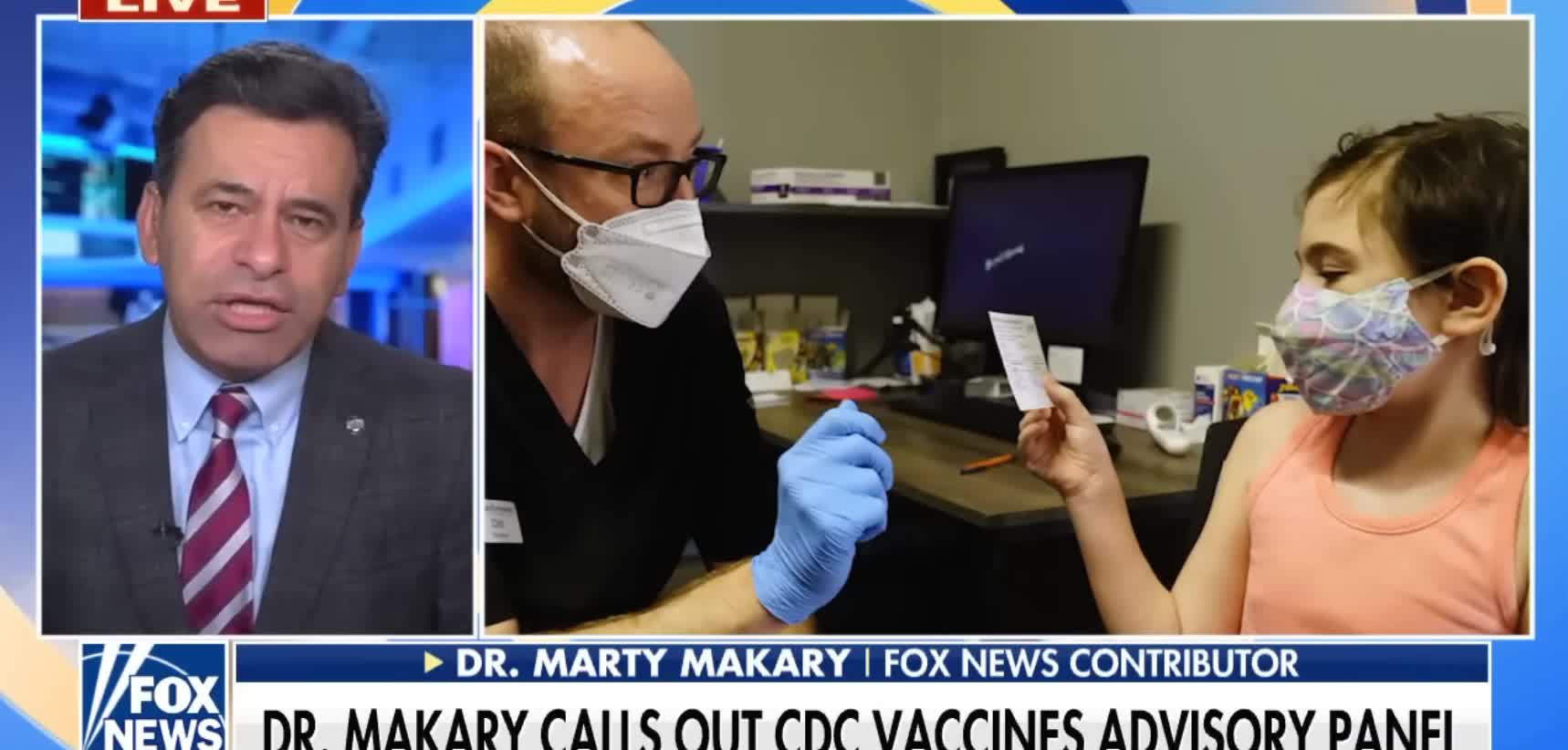 Dr. Marty Makary Takes Down CDC for Recommending Youth Covid 'Boosters'