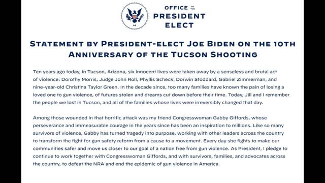 Twitter Post about Biden's Administration taking Guns